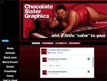 Tablet Screenshot of chocolatesistergraphics.com